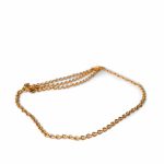 Gold Quilted Double CC Belt - Image 4