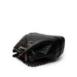 19C Black Aged Calfskin Quilted Gabrielle Backpack - Image 10