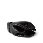 19C Black Aged Calfskin Quilted Gabrielle Backpack - Image 8