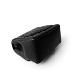 21P Black Lambskin Quilted Mini Square Flap Light Gold Hardware - Image 10