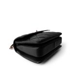 22C Black Lambskin Quilted Trendy CC Flap Small Rose Gold Hardware - Image 5