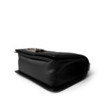 Black Caviar Quilted Le Boy Bag Small Ruthenium Hardware - Image 8