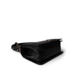 Black Caviar Quilted Le Boy Bag Small Ruthenium Hardware - Image 10