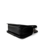 Black Caviar Quilted Le Boy Bag Small Ruthenium Hardware - Image 9