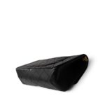 Black Crumpled Calfskin Quilted Reissue 2.55 227 Aged Gold Hardware - Image 10