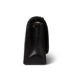 Diana Flap Black Lambskin Quilted Medium Gold Hardware - Image 6
