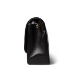 Diana Flap Black Lambskin Quilted Medium Gold Hardware - Image 3