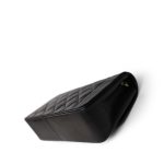 Diana Flap Black Lambskin Quilted Medium Gold Hardware - Image 8