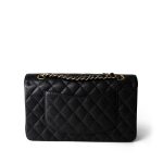 Medium Black Caviar Quilted Classic Flap Gold Hardware - Image 3