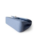23P Blue Caviar Quilted Classic Flap Small Light Gold Hardware - Image 9