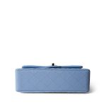 23P Blue Caviar Quilted Classic Flap Small Light Gold Hardware - Image 3