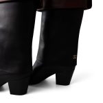 20K CC Black & Brown High Boots (Size 39.5 / 9.5 US) - Image 2