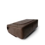 Brown Lambskin Quilted Single Flap Gold Hardware - Image 11