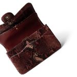 Burgundy Python Jumbo Classic Flap - Image 11