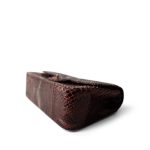 Burgundy Python Jumbo Classic Flap - Image 6