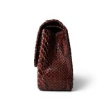 Burgundy Python Jumbo Classic Flap - Image 2