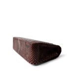 Burgundy Python Jumbo Classic Flap - Image 7