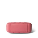 22S Pink Lambskin Quilted Camera Case Aged Gold Hardware - Image 5