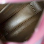 22S Pink Lambskin Quilted Camera Case Aged Gold Hardware - Image 12