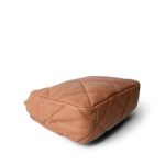21P Caramel Quilted Large 19 Flap Mixed Hardware - Image 6