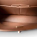 22S Caramel Lambskin Quilted Classic Flap Small Light Gold Hardware - Image 4