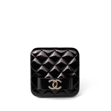 Minaudiere CC Clutch Black w/ Light Gold