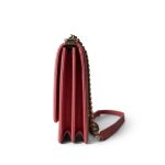 Coral Pink Caviar Quilted North South Boy Bag Light Gold Hardware - Image 5