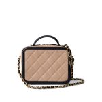 CC Filigree Small Vanity Case Beige Black - Image 3