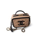 CC Filigree Small Vanity Case Beige Black - Image 6