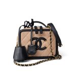 CC Filigree Small Vanity Case Beige Black - Image 9