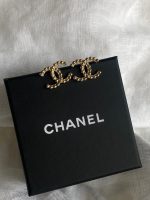 Chanel CC Stud Earrings Gold - Image 4