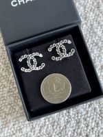 Classic CC Ruthenium Earring - Image 3