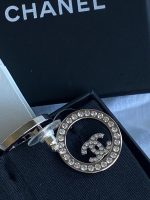 Chanel Crystal & Silver Earrings - Image 2