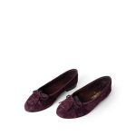 19K CC Suede Ballerina Flats Burgundy 35.5 / 5 - Image 5