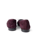 19K CC Suede Ballerina Flats Burgundy 35.5 / 5 - Image 6
