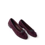 19K CC Suede Ballerina Flats Burgundy 35.5 / 5 - Image 8