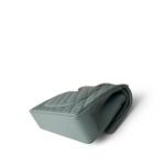 22C Dark Green Caviar Quilted Classic Flap Medium Light Gold Hardware - Image 10