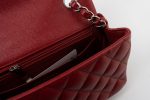 17B Mini Rectangular Red Caviar Quilted Flap Silver Hardware’s - Image 16