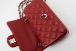 17B Mini Rectangular Red Caviar Quilted Flap Silver Hardware’s - Image 18