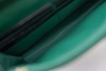 18S Emerald Green Caviar Quilted Wallet on Chain (WOC) - Image 14