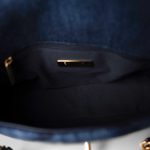 Denim Quilted 19 Flap Small Antique Gold Hardware - Image 13