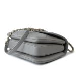 19B Grey Lambskin Quilted Trendy CC Light Gold Hardware - Image 8