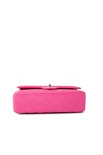 19C Pink Caviar Quilted Classic Flap Medium LGHW - Image 9