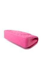 19C Pink Caviar Quilted Classic Flap Medium LGHW - Image 13