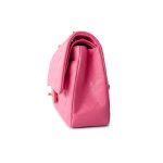 19C Pink Caviar Quilted Classic Flap Medium - Image 3
