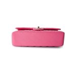 19C Pink Caviar Quilted Classic Flap Medium - Image 7