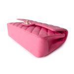 19C Pink Caviar Quilted Classic Flap Medium - Image 8