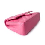 19C Pink Caviar Quilted Classic Flap Medium - Image 9