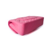 19C Pink Caviar Quilted Classic Flap Medium - Image 10