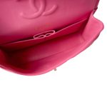 19C Pink Caviar Quilted Classic Flap Medium - Image 13